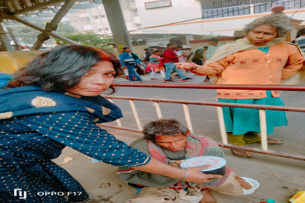 Food Distribution at Madarsa Darul Uloom